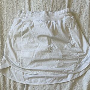 Lululemon Athletica White Hotty Hot Skirt